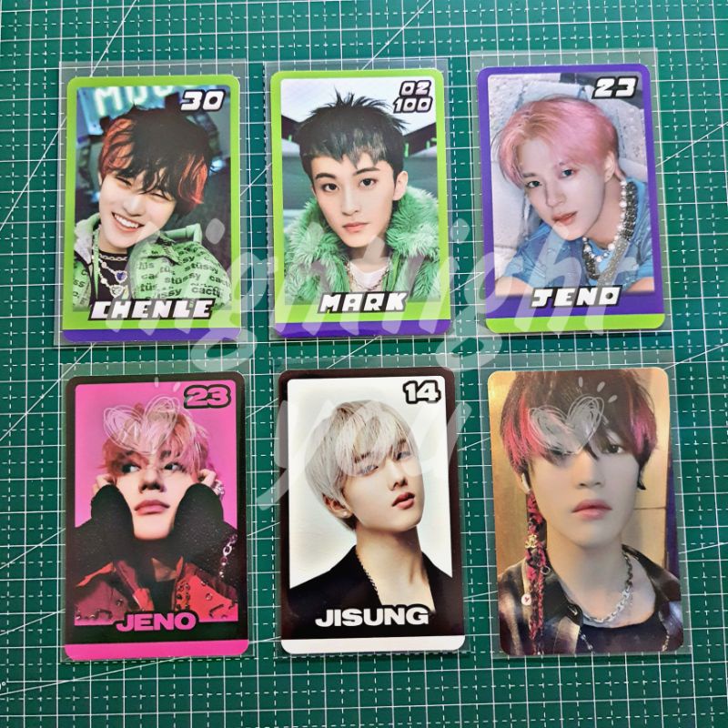 NCT DREAM TRADING CARD GLITCH MODE JENO MARK JISUNG CHENLE KONSEP SELCA A B VERSION