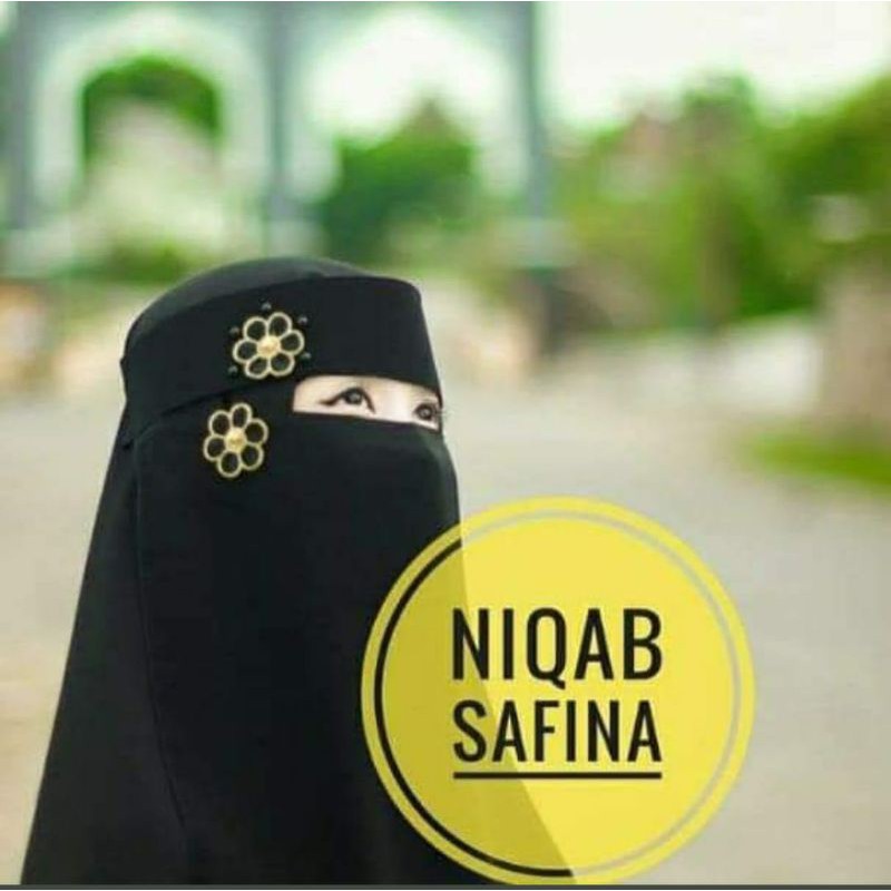 Niqab Bandana Safina Niqob Sifon Lembut Adem