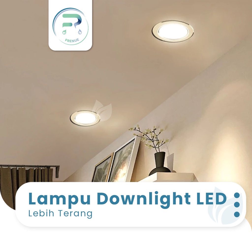 Jual Lampu Led Downlight Lebih Terang 2 Pilihan Daya Listrik | Shopee ...