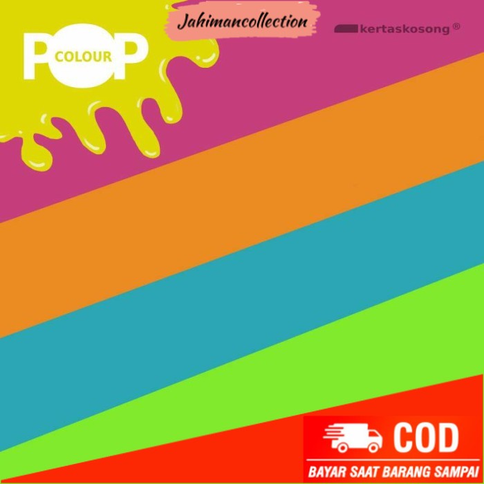 

✨ BISA COD ✨ Pop Color Series - Sketchbook Kertaskosong