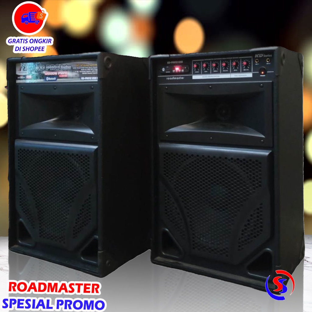 KHUSUS JATIM!! SPEAKER AKTIF ROADMASTER KD PRO 12 BLUETOOTH GRATIS SERVICE 12 BULAN