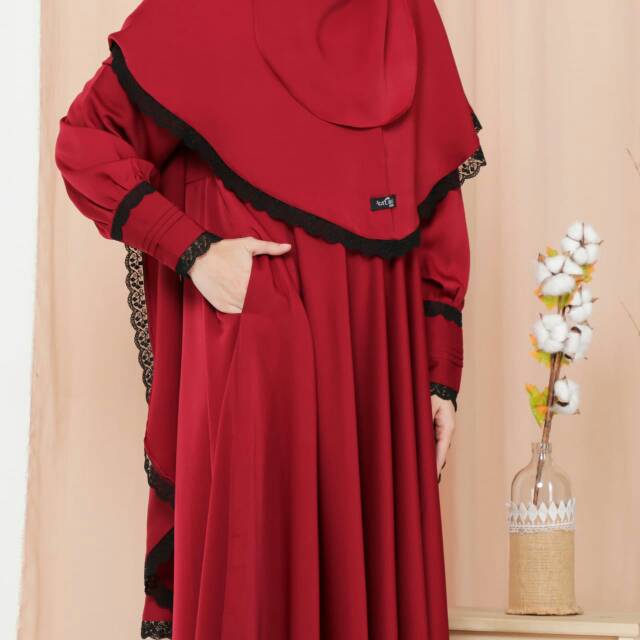 Gamis pretty set cadar bandana original by albani corner