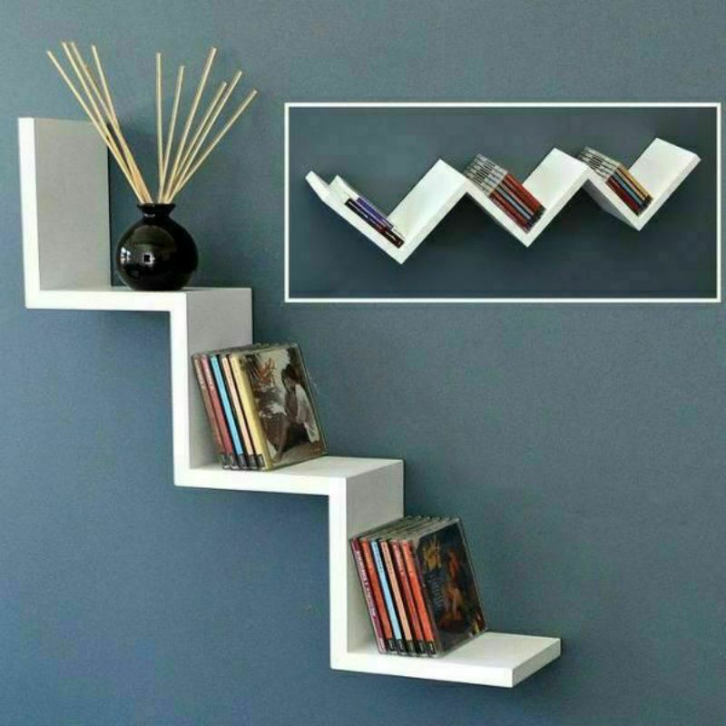 RAK TINGKAT RAK DINDING SERBAGUNA UNTUK HIASAN RUMAH DAN RAK BONEKA BUKU MAUPUN FOTO