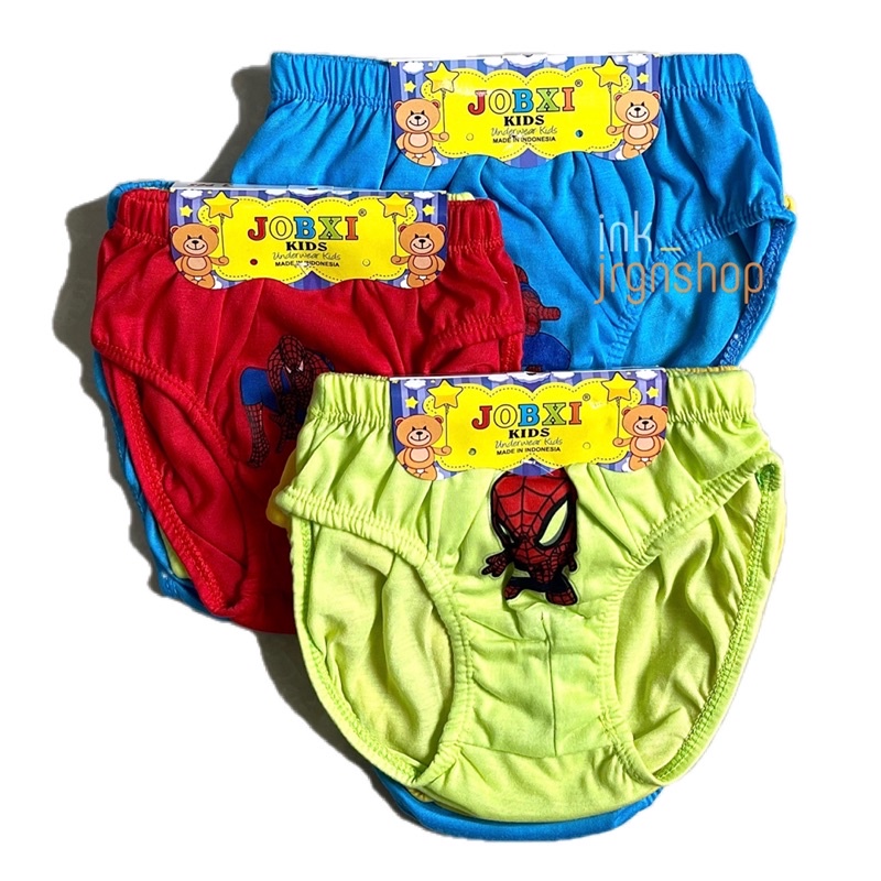 CELANA DALAM MEN'S BRIEFS ANAK (3 PCS) / CELANA DALAM ANAK LAKI LAKI / SEMPAK ANAK PRIA