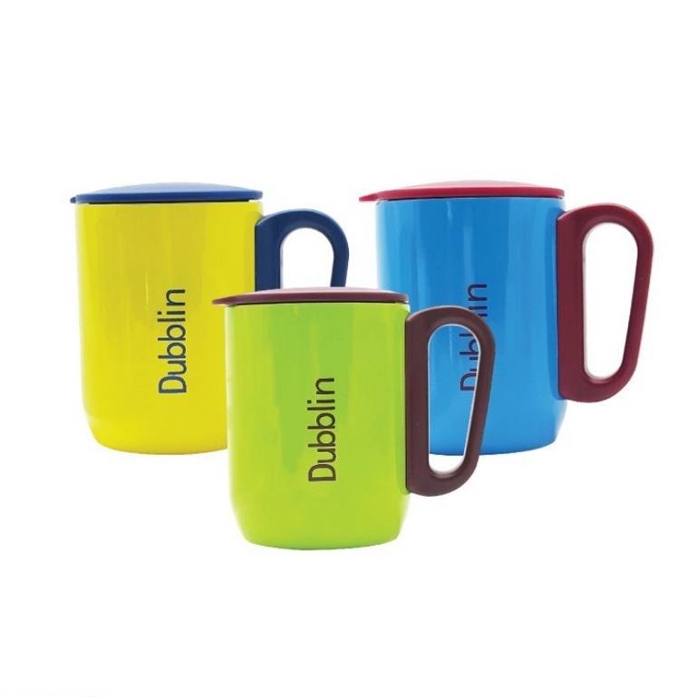 Trend-Gelas Polo Mug Gelas Stainless 220 ml Hot Cold Dubblin DBN-1814 1 Pcs