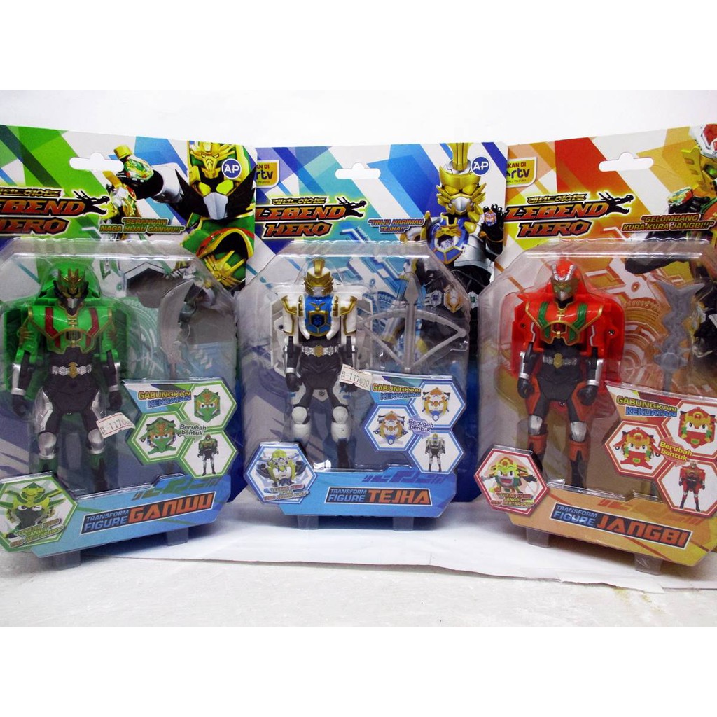 Mainan Legend Hero Transform Figure Ganwu / Legend Hero
