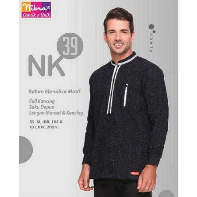 Koko Dewasa Murah Hitam Nibras NK 39