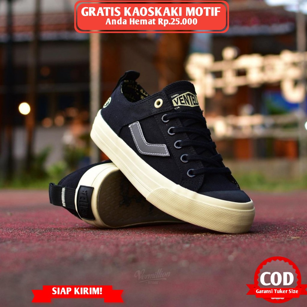 Sepatu Pria Ventela Evil x Papa Gading Low All Is Well Original