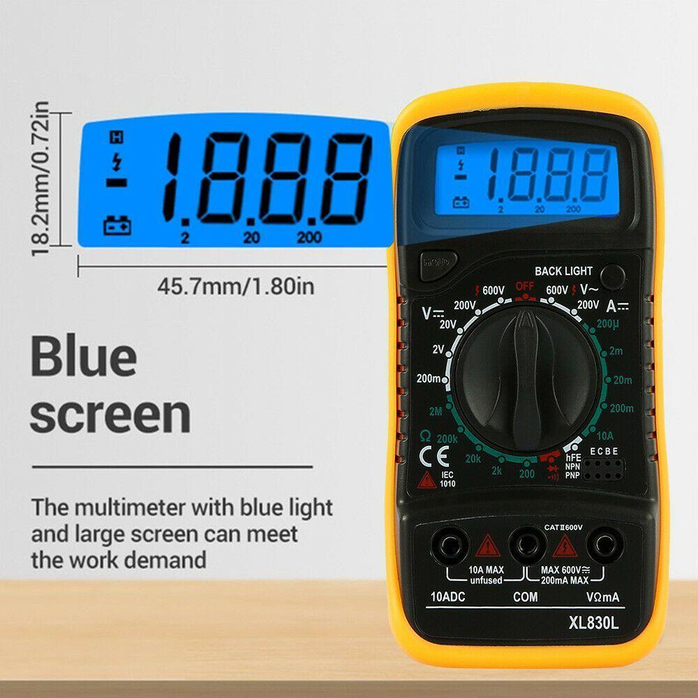 Multimeter Digital LCD Nanas Panas Baru Dual-slope integration Test Leads Current Circuit Tester Buzzer