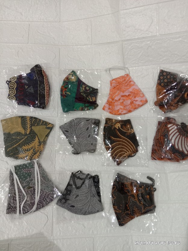 Masker Batik Anak 3 Ply Dan 2 Ply