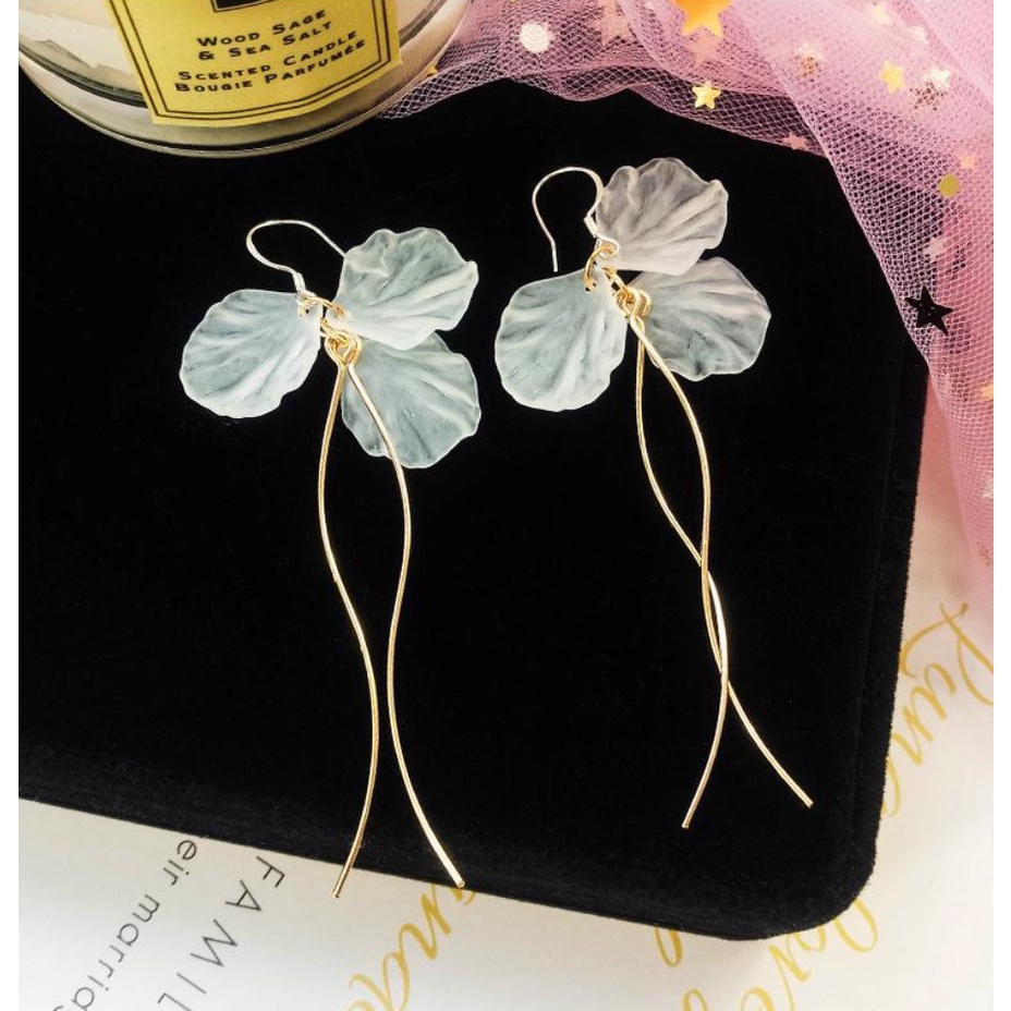 Anting  Tassel Wanita B402 DANCING FLOWER  Korea Fashion Women Earring Giwang Aksesoris Cewe