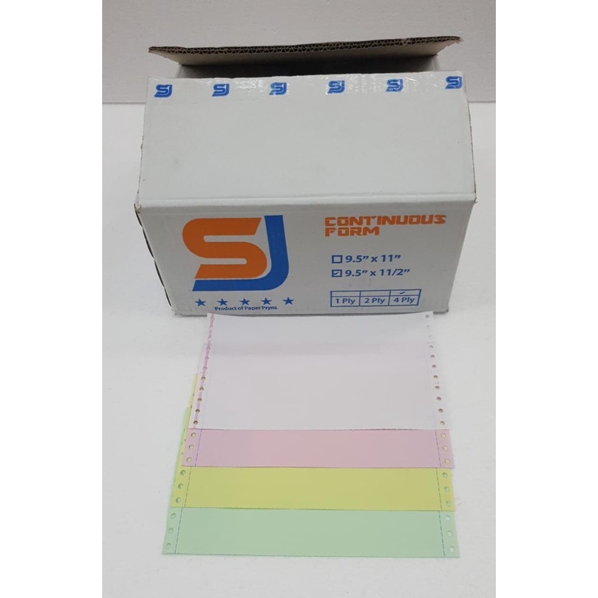 

CONTINUOUS FORM. SJ NCR K4 : 2 M/O / NEW | KERTAS KOMPUTER