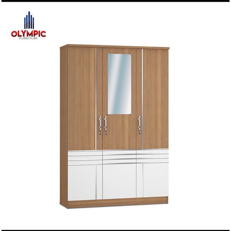 LEMARI PAKAIAN 3PINTU OLYMPIC