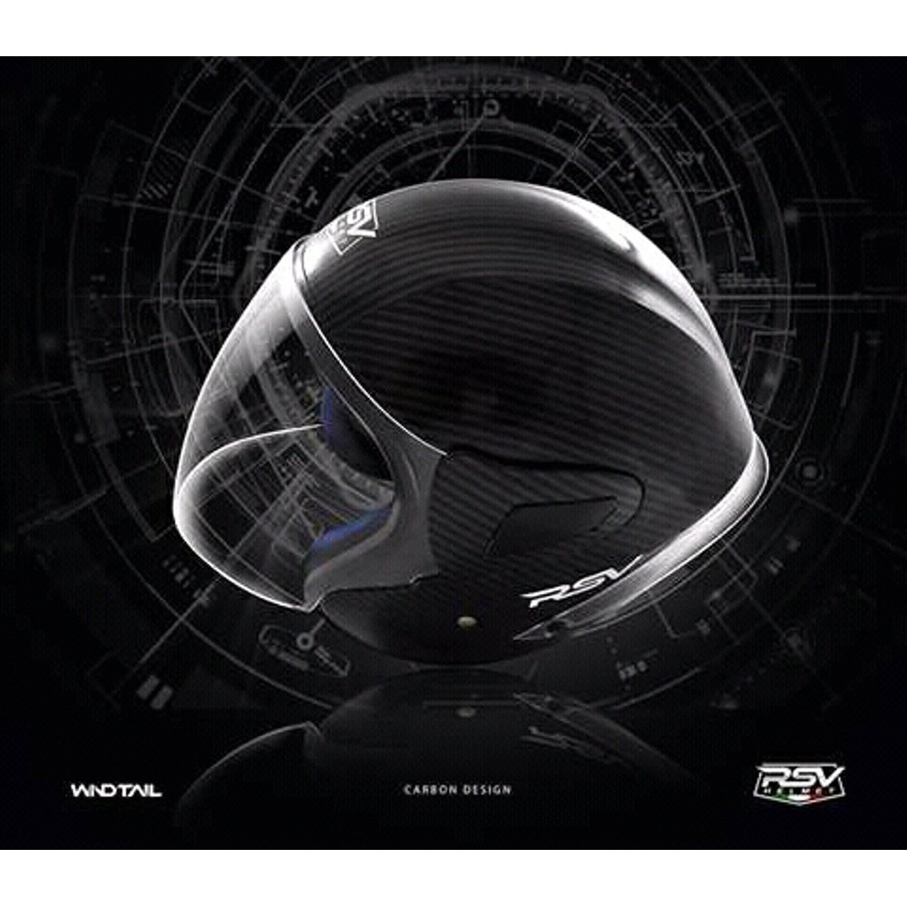 helm RSV windtail carbon Termurah