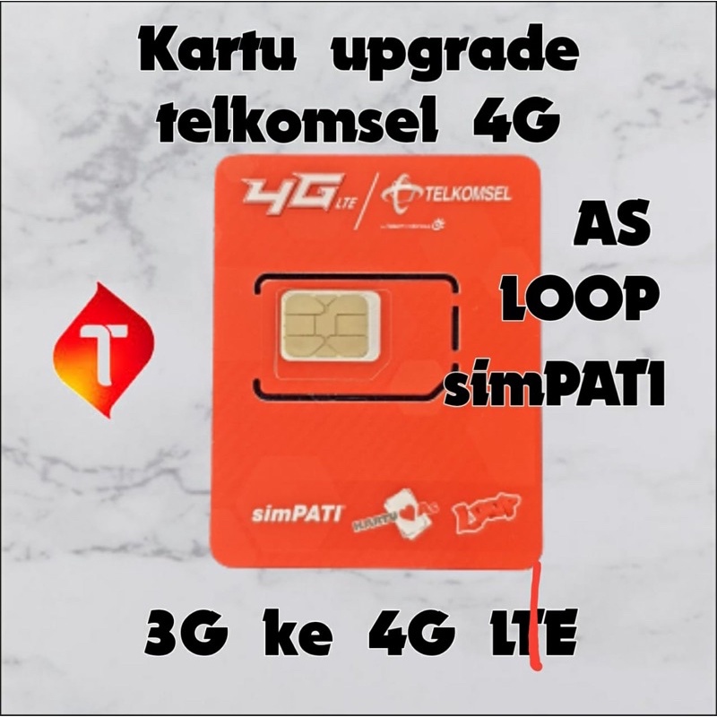 Kartu upgrade TELKOMSEL dari 3G ke 4G BONUS KUOTA HINGGA 30GB stock dikit