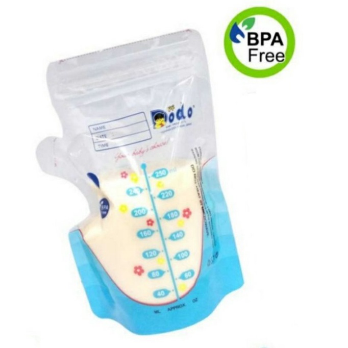 Gabag Breast Milk Storage 120ml isi 30 | Ninio Breast Milk Storage Bottles PP 120ml BPA Free | Botol Penyimpanan Asi Ninio