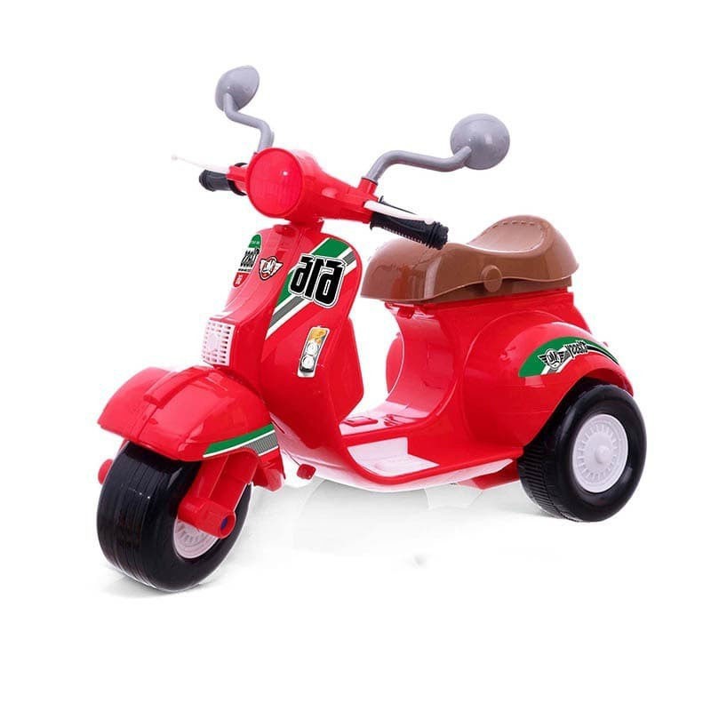 Sepeda Anak Roda 3 Tricycle Mini Vespa MV 616 Mainan Motor Anak Ride On