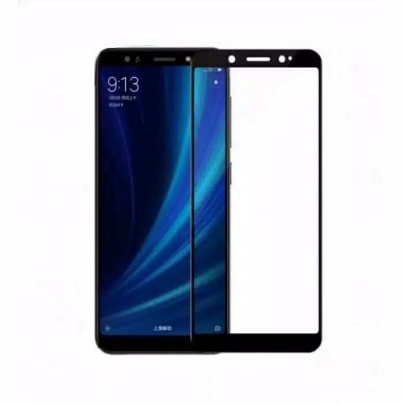 TEMPERED GLASS COLOUR XIAOMI MI 6X  ANTI GORES KACA KUALITAS PREMIUM