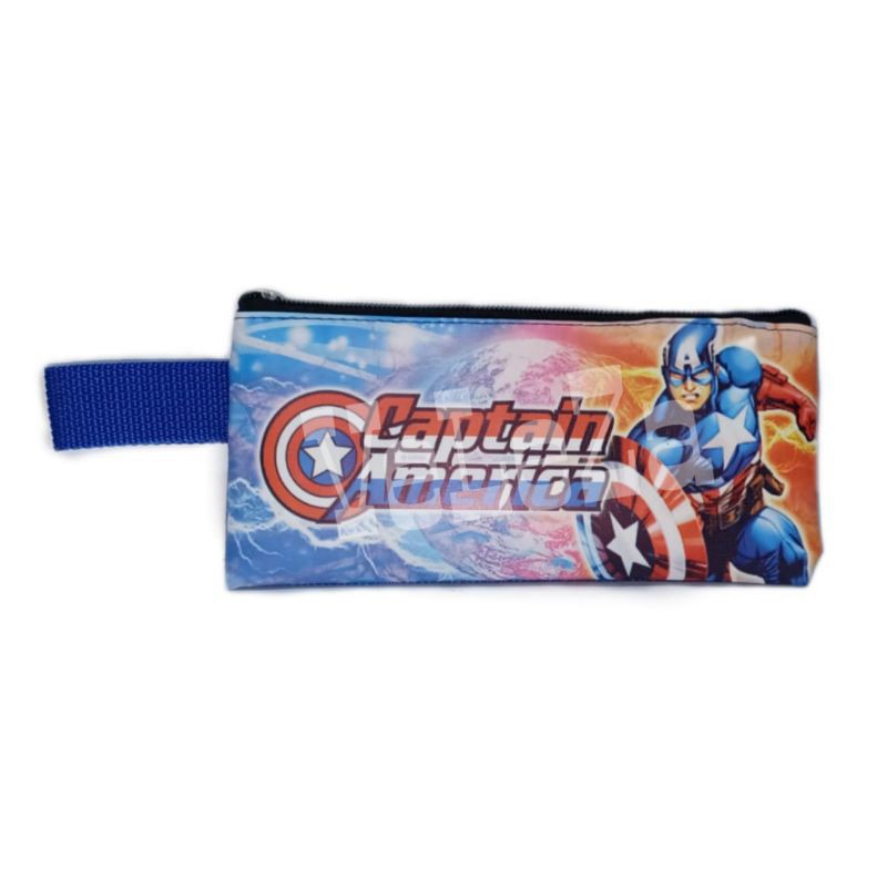 Tas Sekolah Anak Karakter Captain America Triple set Tas anak laki-laki