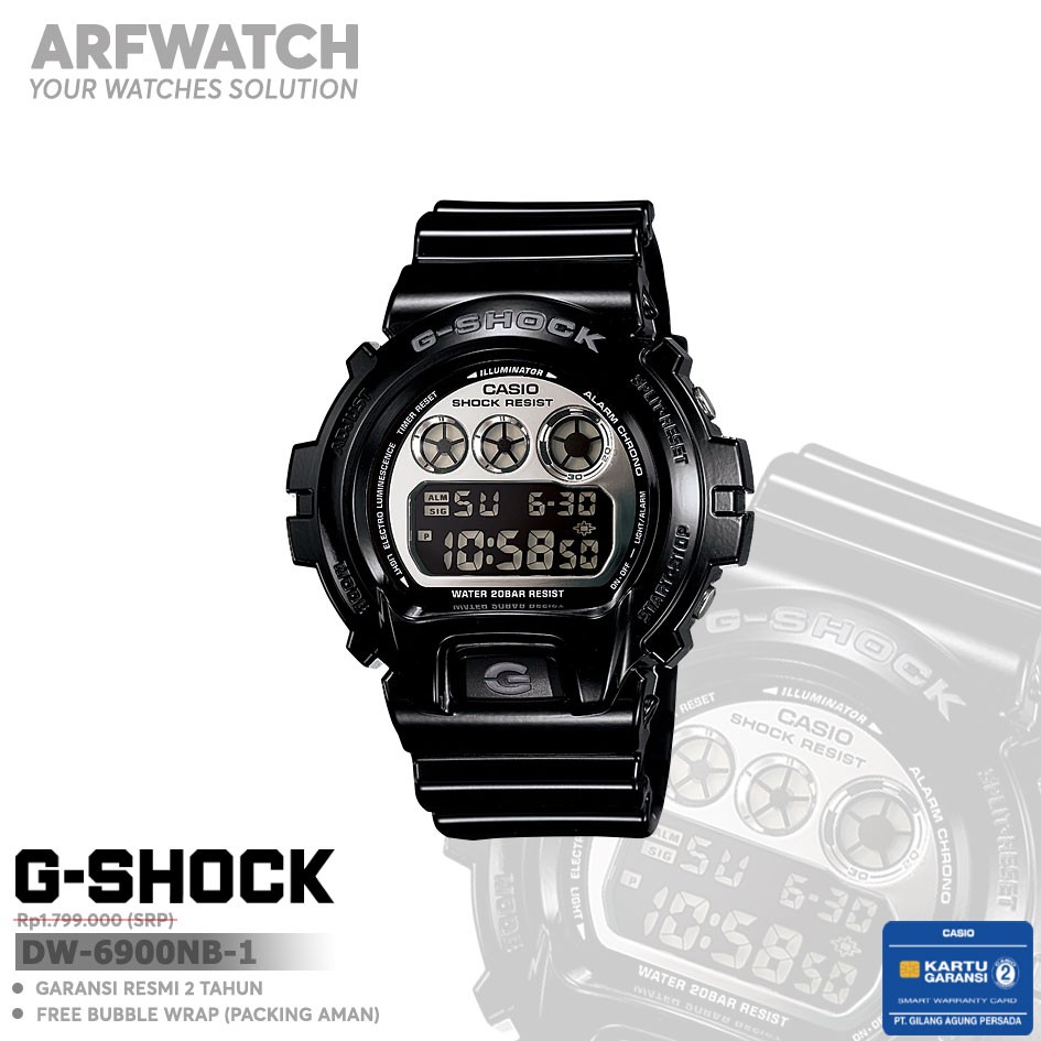 Casio G-Shock DW-6900NB-1 / DW-6900NB-1DR Original