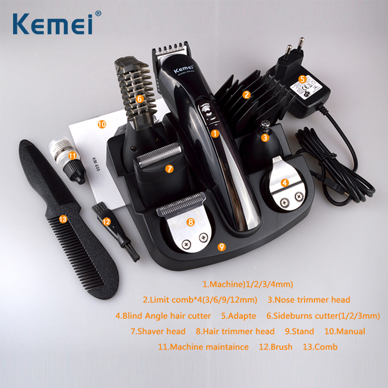 Alat Cukur Elektrik 6 in 1 Hair Trimmer Shaver - KM-600