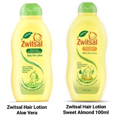 Zwitsal Baby Hair Lotion Natural Aloevera Kemiri &amp; Saledri - Zwitsal Minyak Rambut Bayi Aloe Vera