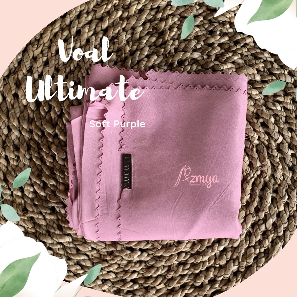 Jilbab Segiempat Voal Miracle Plain Umama VOAL ULTIMATE 110x110 PART 4-softpurple