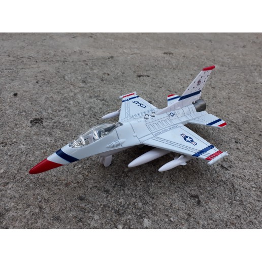 Miniatur Tank - Diecast Kapal Perang - Diecast Mobil Perang Diecast Pesawat Tempur F-16 - Miniatur
