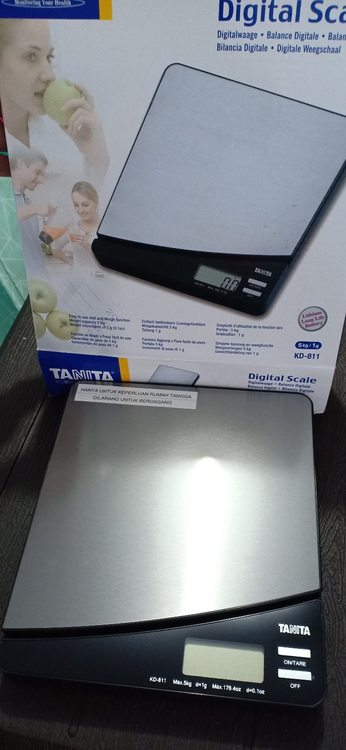 Tanita Kd 810 /811  Timbangan Digital Kapasitas 5 Kg