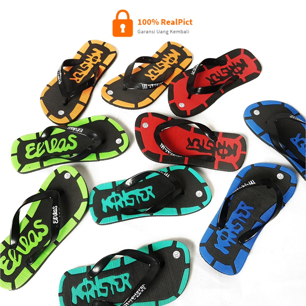 Sandal Jepit Anak Cutting Puzzle Unisex Eva Spon