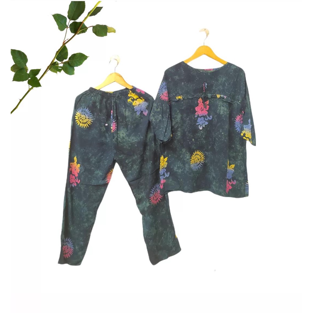 Setelan cp wanita Batik Cap Cetak Motif Sunan cempaka