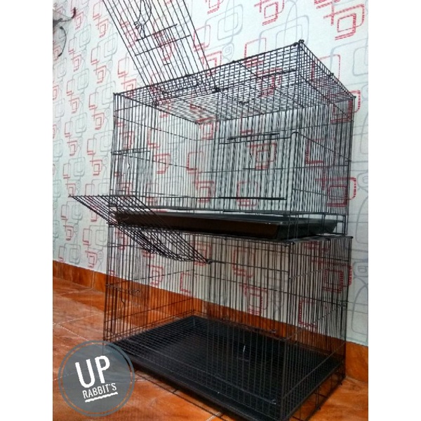 kandang kucing ukuran L 60x40 besi rapet-60x40x40 Non merk