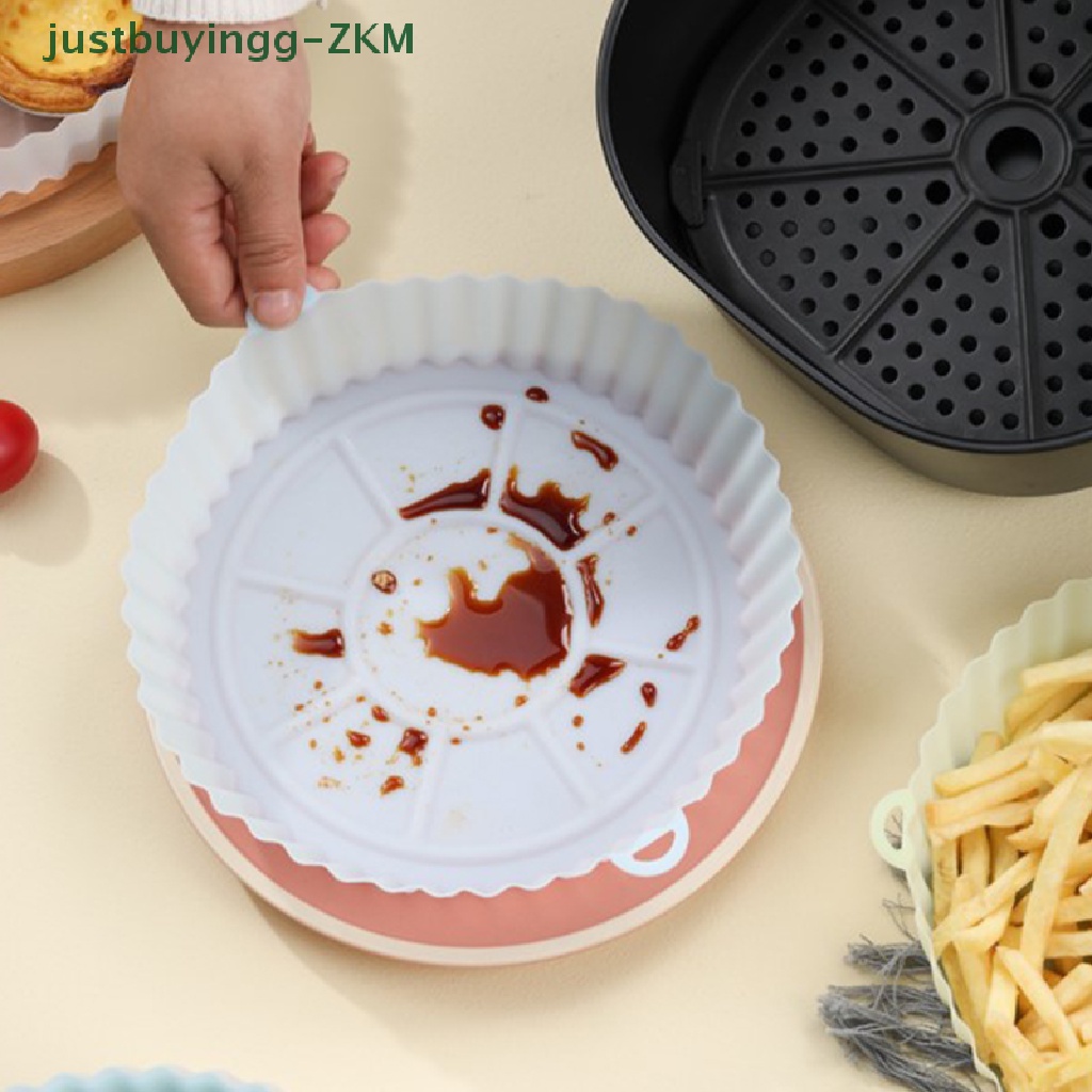 (justbuyingg) Airfryer / Loyang Pizza / Ayam Bentuk Bulat Bahan Silikon