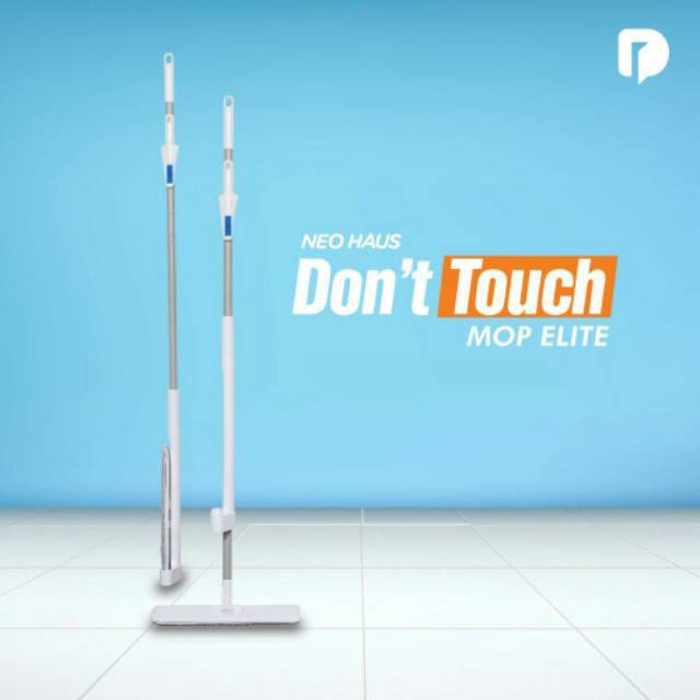 1kg Alat Pel Lantai 1 Gagang Sekaligus Sapu / Dont Touch Mop Elite Neo