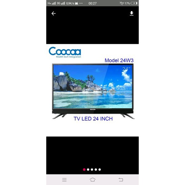 Miliki TV COOCAA LED 24 inc Berkualitas