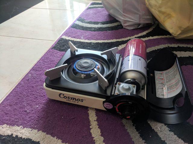 Cosmos Kompor Gas Mini Travel Kompor Portable Cgc121p Cgc 121p