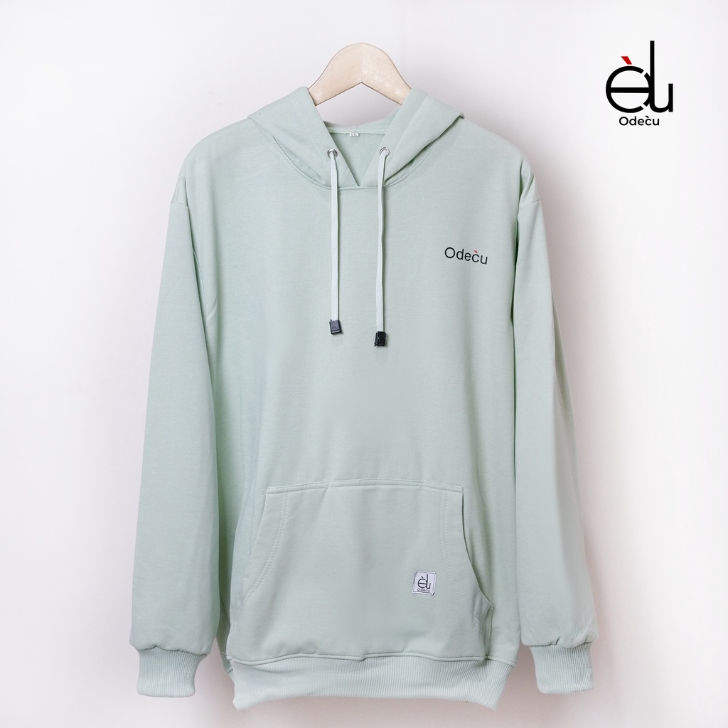 ODECU HOODIE MINT SWEATER OVERSIZE WANITA PRIA