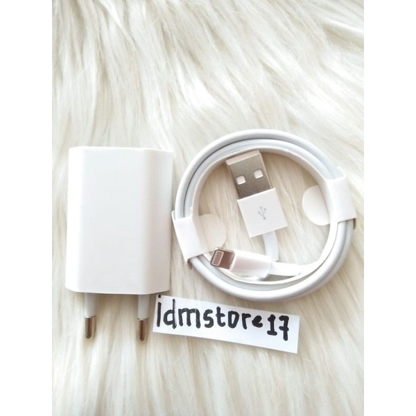 Charger Iphone 5 6 7 ORI 99% High Quality Travel Charger Lightning KW Super Cable 1M