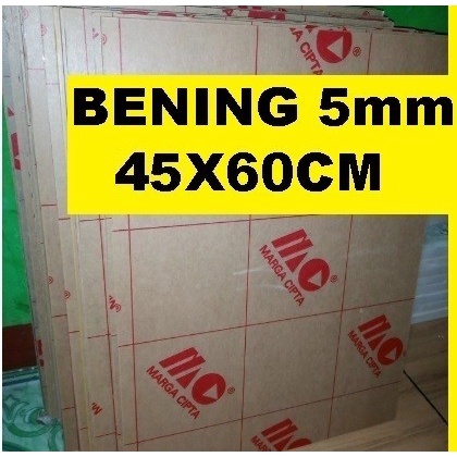 

Acrylic akrilik Bening / Clear tebal 5mm 5 mili ukuran 45x60cm
