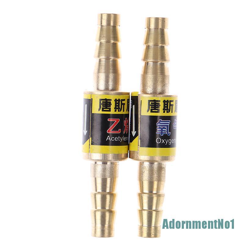 (Adornmentno1) 1pc Katup Pipa Flashback Arrestors Of Acetylene &amp; Oxygen Fuel Check