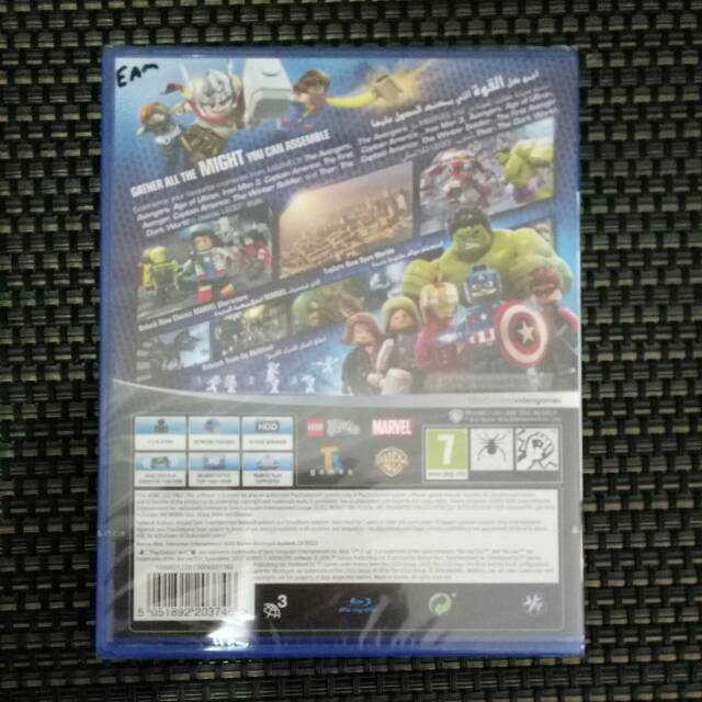 PS4 LEGO MARVEL AVENGER REGION 2 ENGLISH