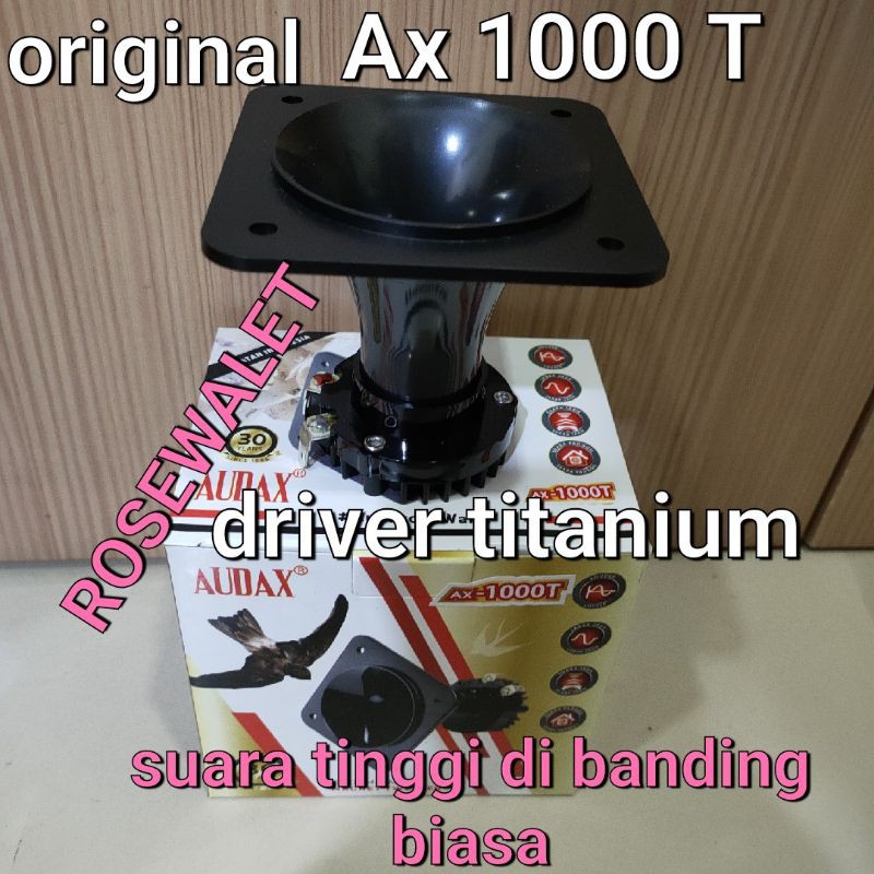 AUDAX AX 1000 T TITANIUM NEODYMIUM MAGNET TWEETER ORIGINAL