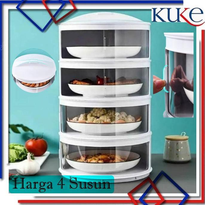 Tudung Saji Susun / Rak Makanan Susun / Penutup Makanan Susun