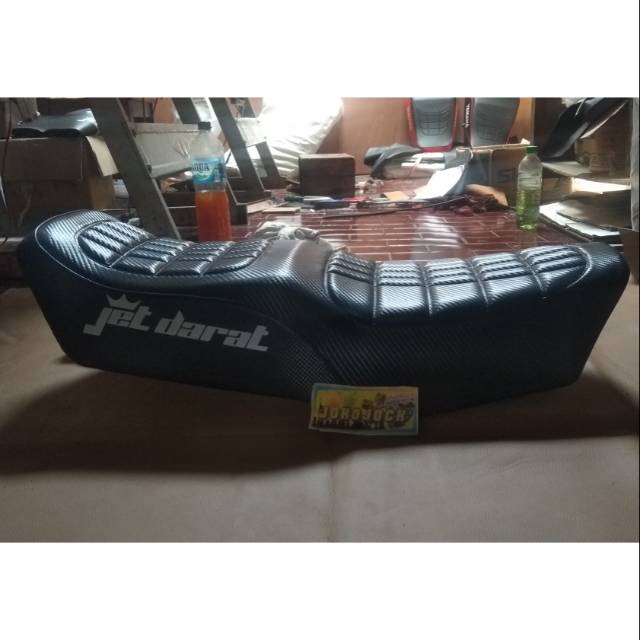 Jok RX king papas karbon kulit motif jempol-2