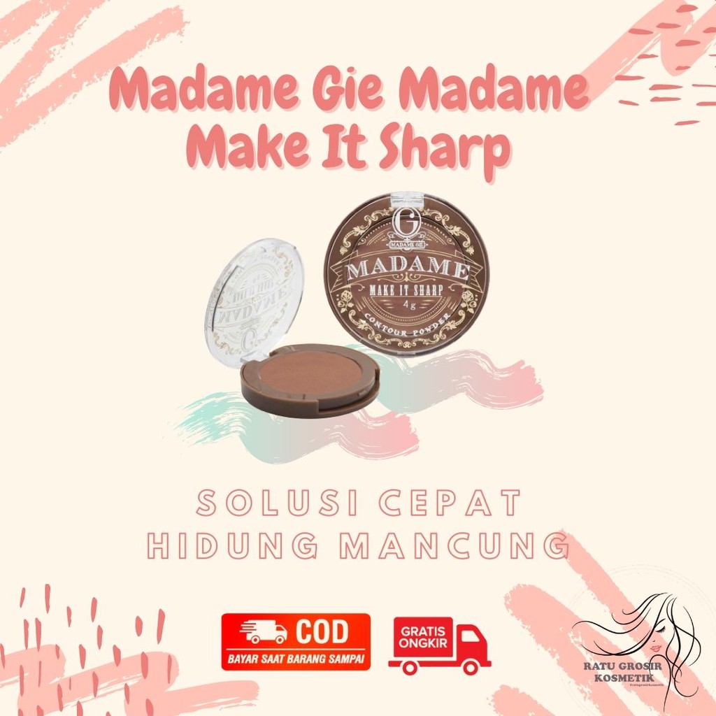 MADAME GIE shading contour KOSMETIK WAJAH contour wajah SHADING HIDUNG  A123