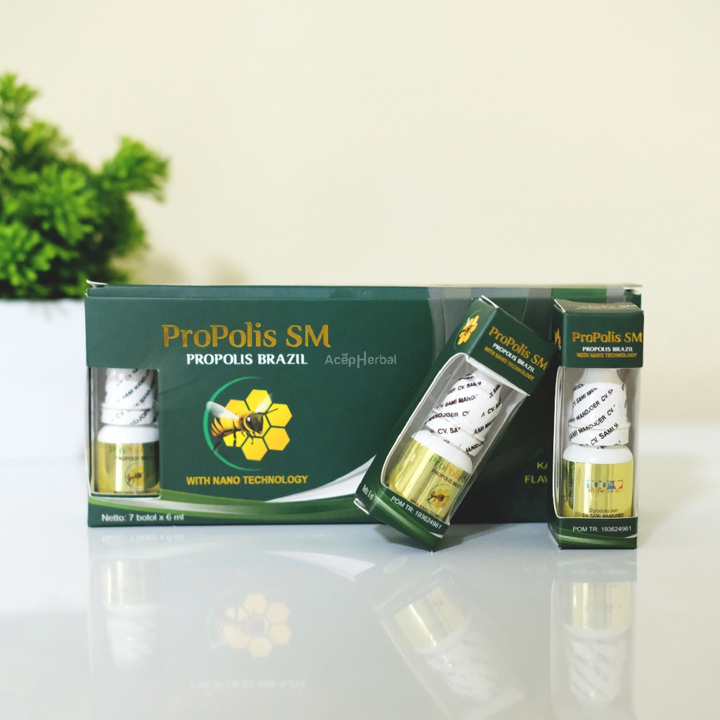 Propolis SM Obat Oles Budug Buduk Gudik Luka Gatal Bernanah Koreng Berair Di Sela Jari Telapak Tangan Kulit Di Kaki Dan Tangan Alami Anak dan Dewasa Herbal Isi 6 Ml Original