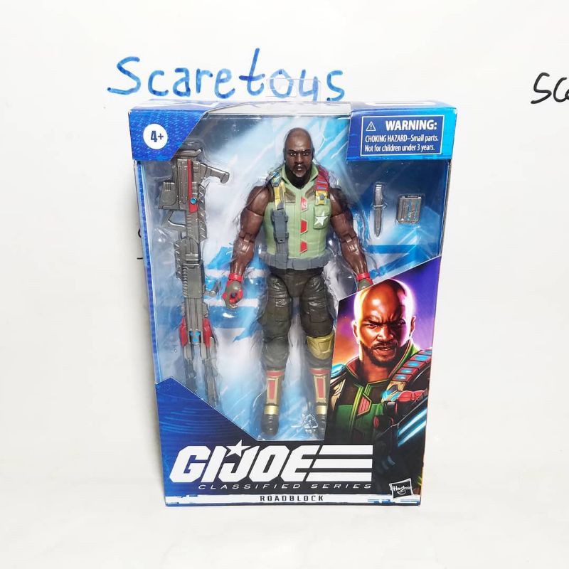 Gi Joe Gijoe Classified Series Roadblock Wave 1