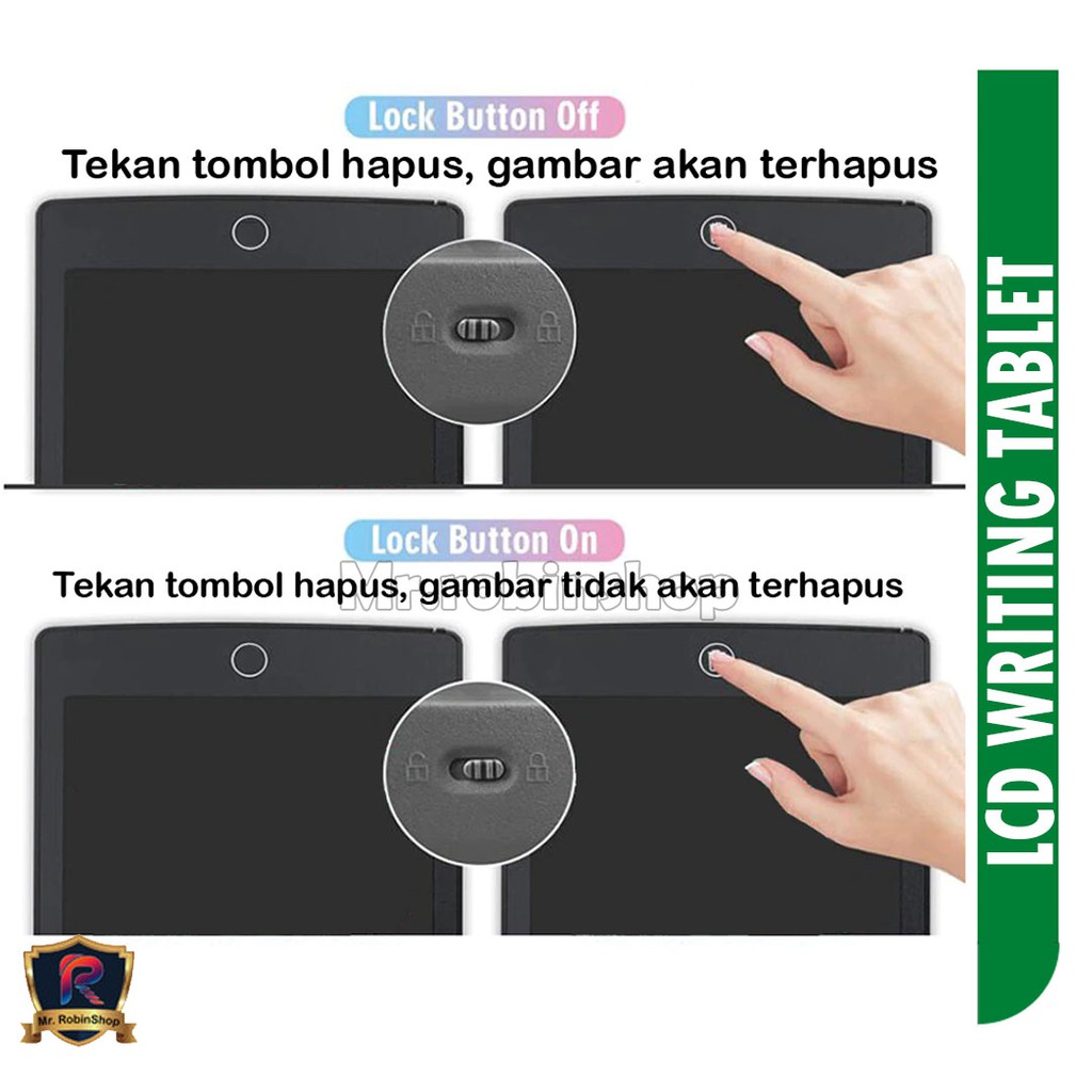 LCD Drawing Writing Tablet Anak dan Dewasa | Papan Tulis Gambar