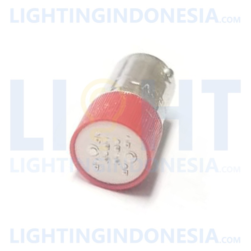 Lampu Indikator Bayonet LED BA9s Merah