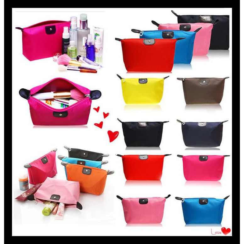 TAS KOSMETIK / TAS DOMPET KOSMETIK MAKE UP / TAS MAKE UP / WATERPROOF